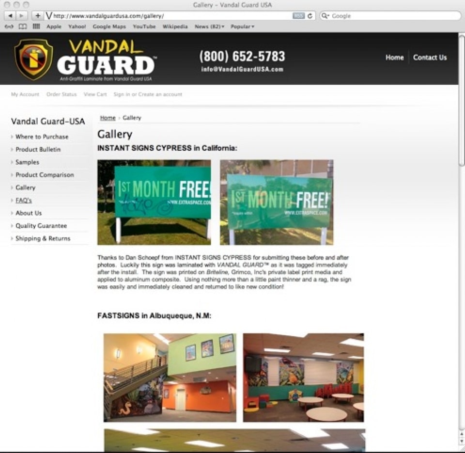 Instant Signs Cypress Is Re-Posted On Vandal Guard Websites Gallery
