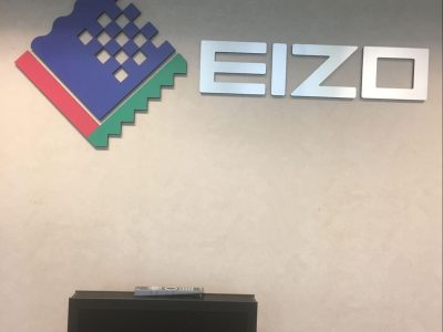 3D interior foam letter sign for EIZO
